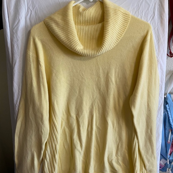 Brandy Melville Sweaters Brandy Melville Cowl Neck Yellow Sweater